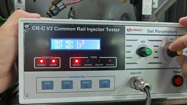 New CR-C V2 common rail injector tester with AHE function смотреть онлайн