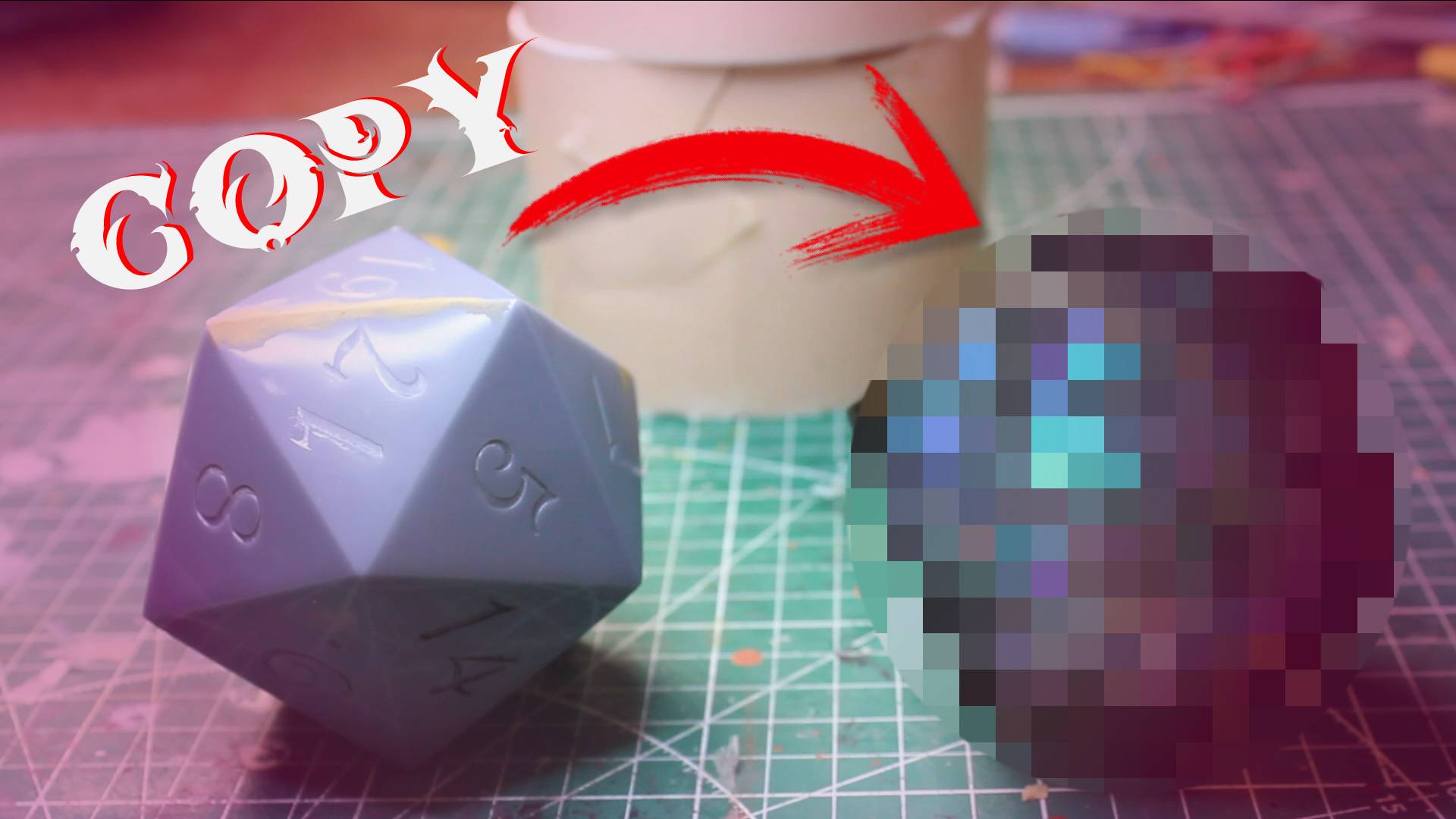 Копирую предмет методом литья - I Copy The Object By Casting