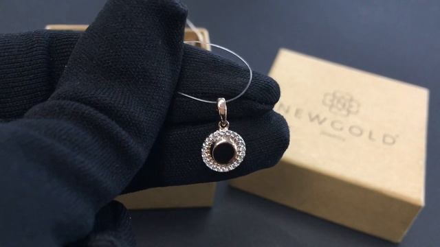 ! Подвеска 096068 из красного золота 585 пробы с фианитами смотреть онлайн