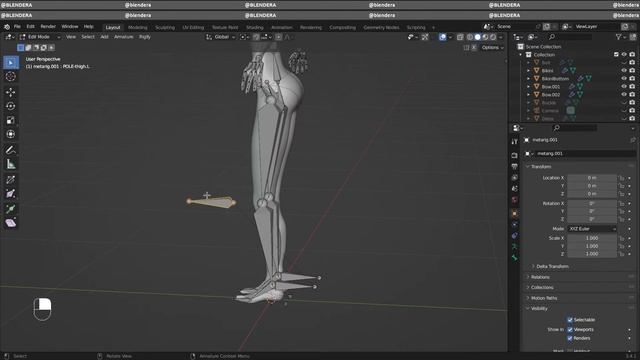 How to setup IK bones： Blender смотреть онлайн