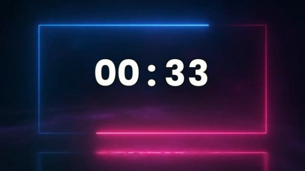 1 minute 30 seconds Timer [Neon Design] 90 seconds Countdown | Alarm | 1:30 min