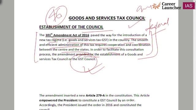Good & Services Tax Council 6th Edition Polity || Career Launcher смотреть онлайн