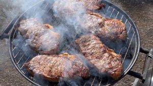 Минутка гастрономии) Аргентинский стейк на углях... ммм...