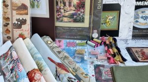 ВЫШИВАЛЬНЫЕ ПЛАНЫ на 2024 год ♥️ и  все ПРОЦЕССЫ! Вышивка крестиком