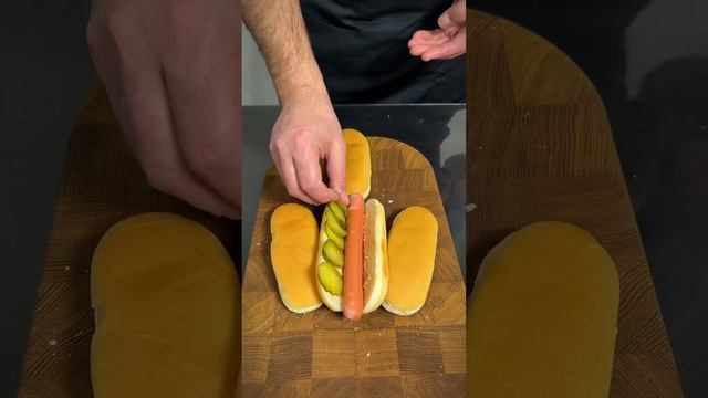 Домашний хот дог-Homemade hot dog #food смотреть онлайн