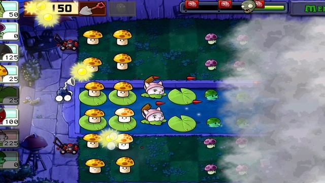 Plants vs Zombies Растения против Зомби Бассейн, туман, сложно смотреть онлайн