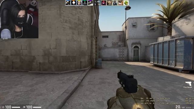 Tenderlybae & Manyrin играют в CS:GO