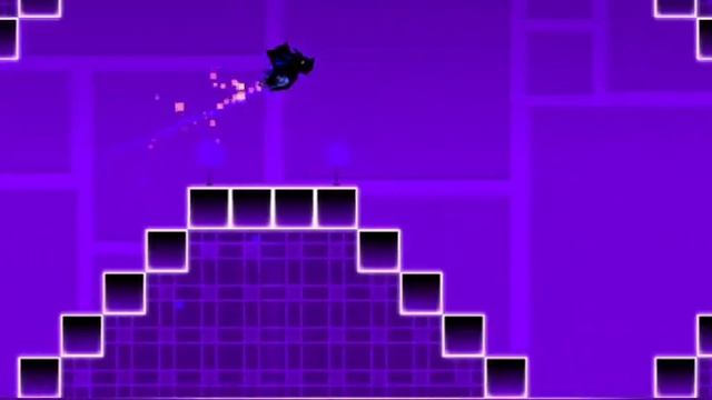 Как пройти второй уровень geometry dash, back on track смотреть онлайн