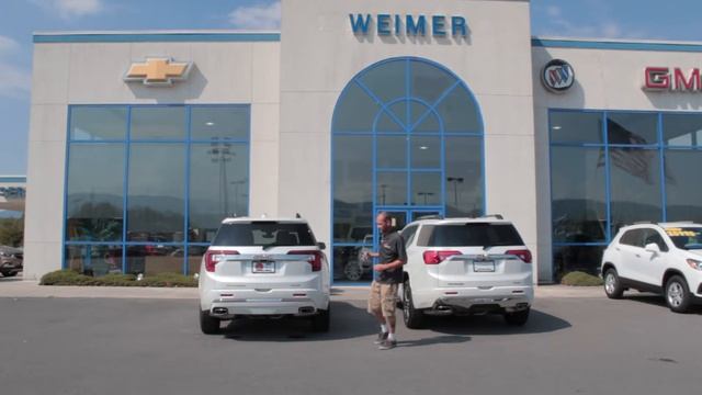2019 GMC Acadia, 2020 GMC Acadia Denali Side By Side At Weimer Chevrolet Buick GMC