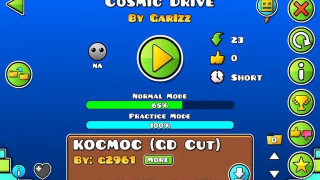 Играем в геометир дэш | Geometry dash | на 360 fps смотреть онлайн