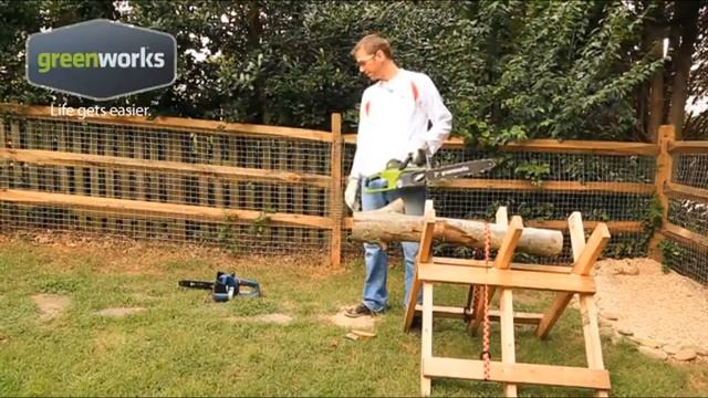 🔸 Greenworks 16-Inch 40V Cordless Chainsaw DEMO + Test смотреть онлайн