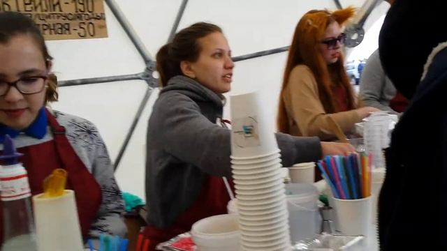 Мороженное с жидким азотом, технопарк AFP2017 смотреть онлайн