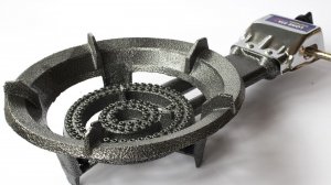 Регулировка пламени горелки для казана