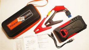 Дешевый БУСТЕР / ТЕСТ в реальных условиях HIGH POWER  jump starter MODEL: M43A start 300A Peak 600A