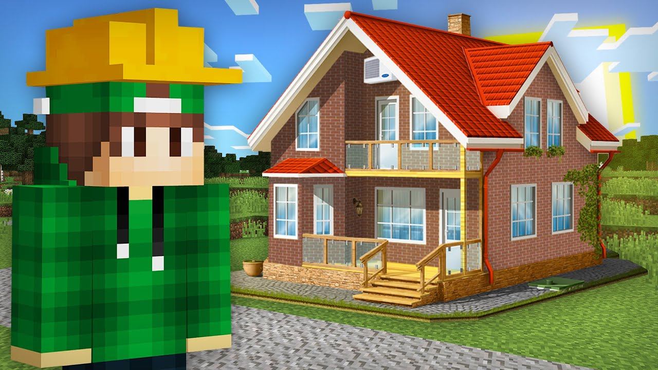 Я ПОСТРОИЛ ДОМ БОМЖУ В МАЙНКРАФТ | Риколит Minecraft смотреть онлайн