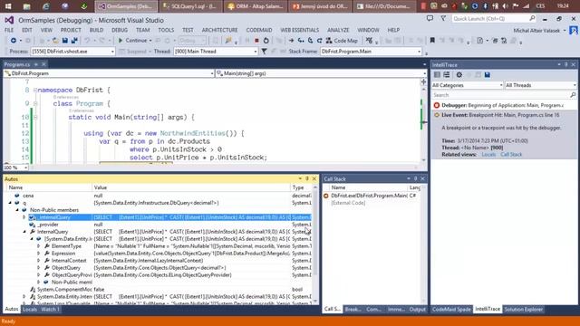 Jemný úvod do ORM a Entity Frameworku смотреть онлайн