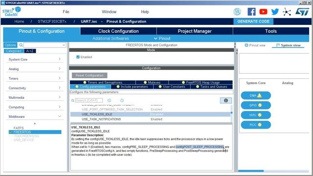 STM32 + FreeRTOS Часть 2. Как работают задачи? Нагрузка на процессор. Обмен данными между задачами. смотреть онлайн