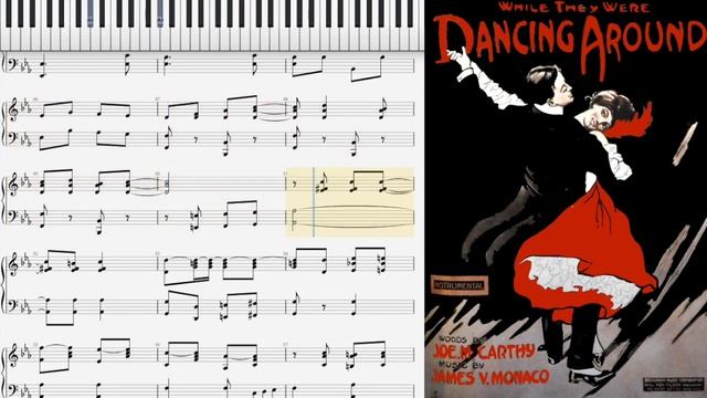 Dancing Around by James Monaco (1914, One Step piano) смотреть онлайн