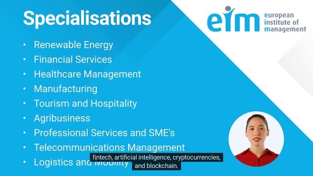 EIM's MBA - Master of Business Administration смотреть онлайн