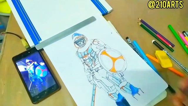 Taskmaster drawing BLACK WIDOW смотреть онлайн