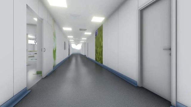 BIM \ 3D Пролёт по двум операционным смотреть онлайн