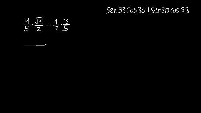 Sen 53 cos 30 + sen 30 cos 53 смотреть онлайн