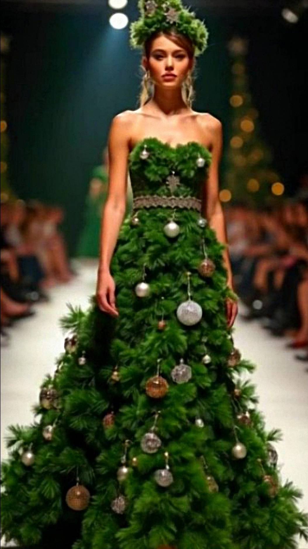 Показ моды от нейросети "Новогодние хлопоты" смотреть онлайн