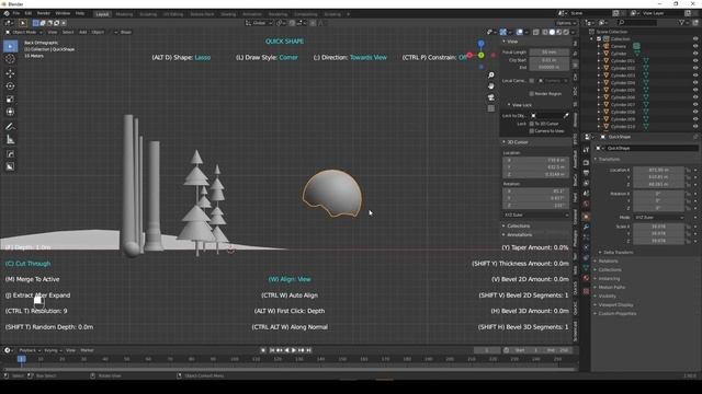 Part 4 - More Trees and Quickshape смотреть онлайн