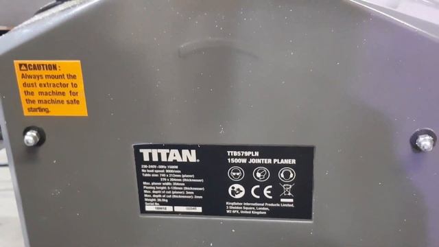 TOOL - TITAN TTB579PLN 204MM PLANER THICKNESSER (Jointer) смотреть онлайн