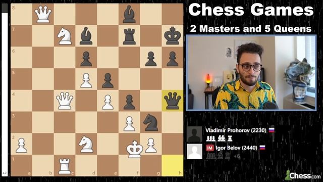 CRAZY Chess Game with 5 QUEENS?! смотреть онлайн
