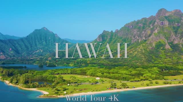 Hawaii 4K - Scenic Relaxation Film With Calming Music - 4K Video Ultra HD смотреть онлайн