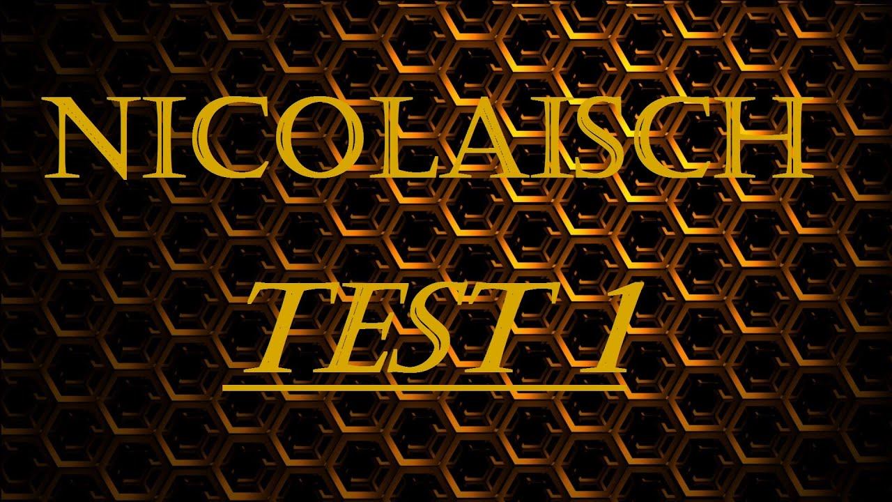 Nicolaisch - Musci Test 1