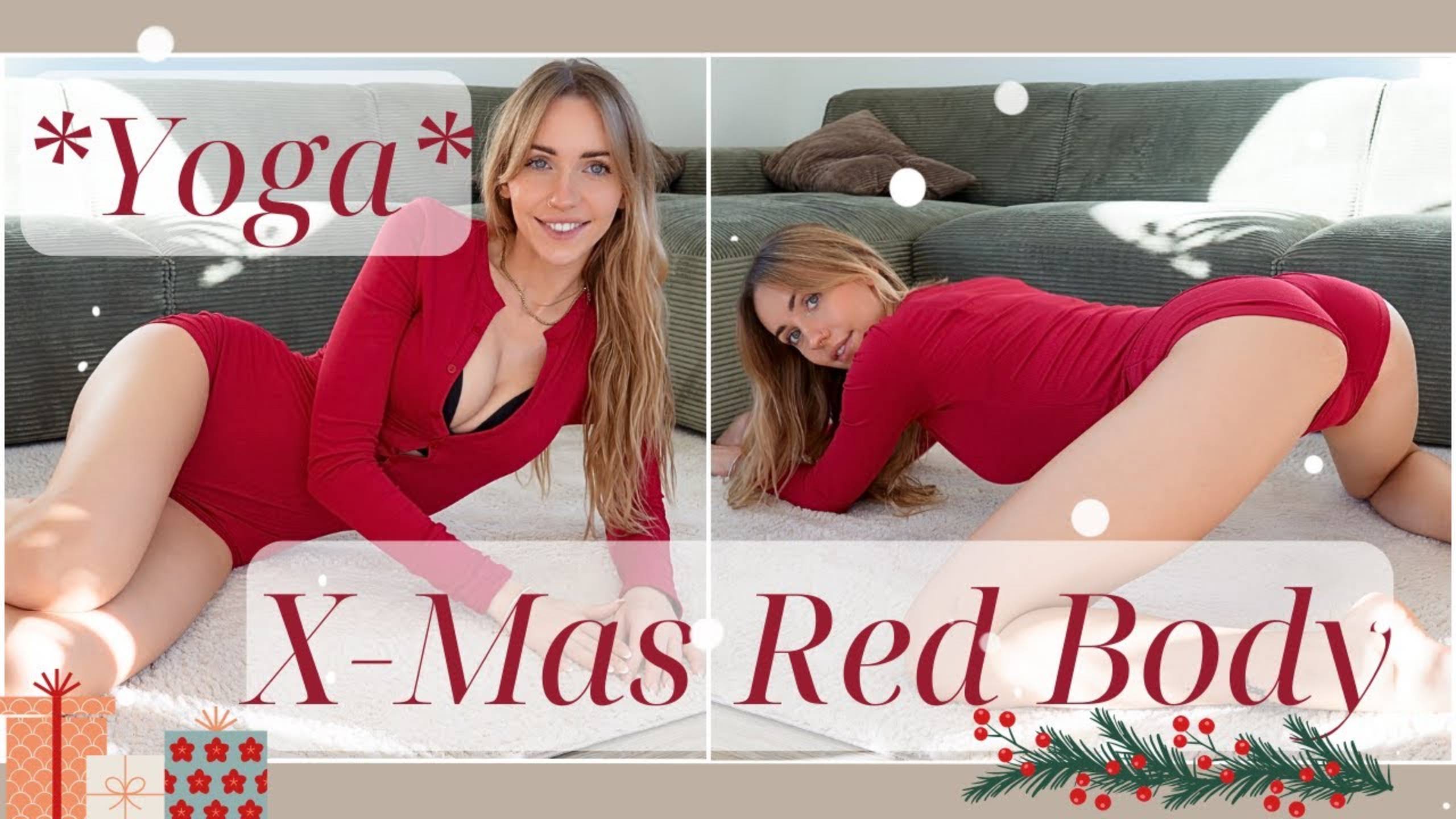 ⭐ Рождественская йога для тела ｜ Растяжка со мной смотреть онлайн