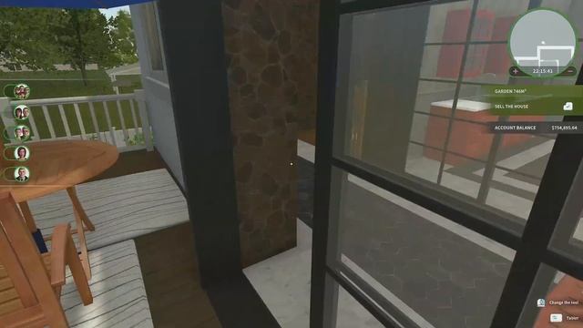 House Flipper Garden DLC "Garden after building the house" 22 hours of build time. Before and After смотреть онлайн