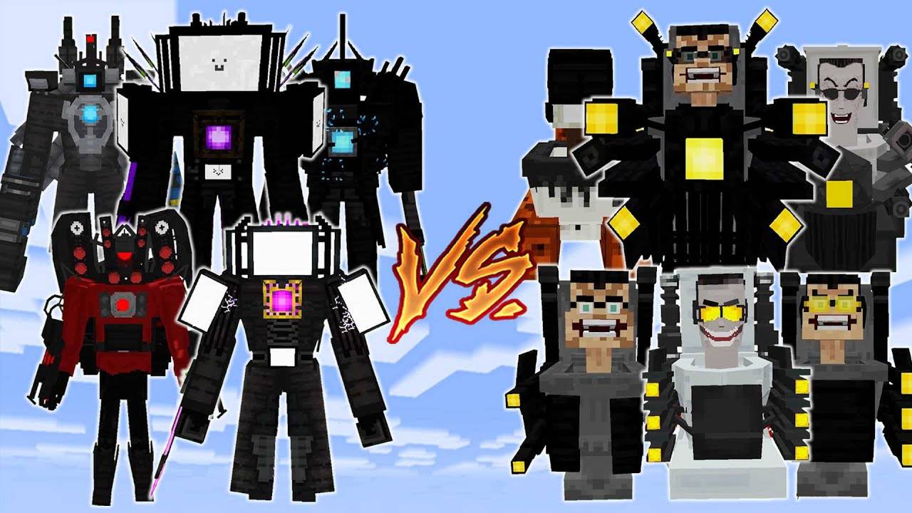 ДЖИМАН СКИБИДИ ТУАЛЕТ ПРОТИВ ТИТАНА КАМЕРАМЕНА И СПИКЕРМЕНА В МАЙНКРАФТЕ смотреть онлайн