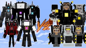 ДЖИМАН СКИБИДИ ТУАЛЕТ ПРОТИВ ТИТАНА КАМЕРАМЕНА И СПИКЕРМЕНА В МАЙНКРАФТЕ