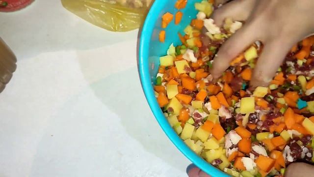 Мантыдан,орама наннан қалып қойған қамырдан ҚАТПАРЛЫ САМСА 😍. смотреть онлайн