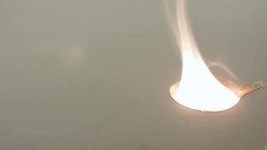 Горение лития на воздухе / Burning lithium on air