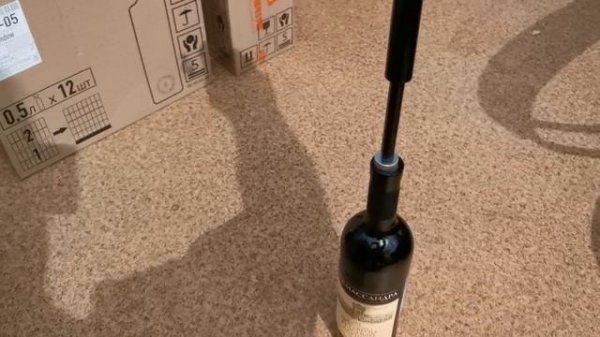 Пневматический штопор в деле