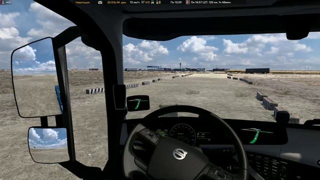 Euro Truck Simulator 2. Покупка гаража в Узбекистане(ходьба пешком)