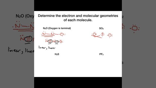 Determine the electron and molecular geometries of each molecule. смотреть онлайн