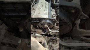 Акцент замена грм и помпы