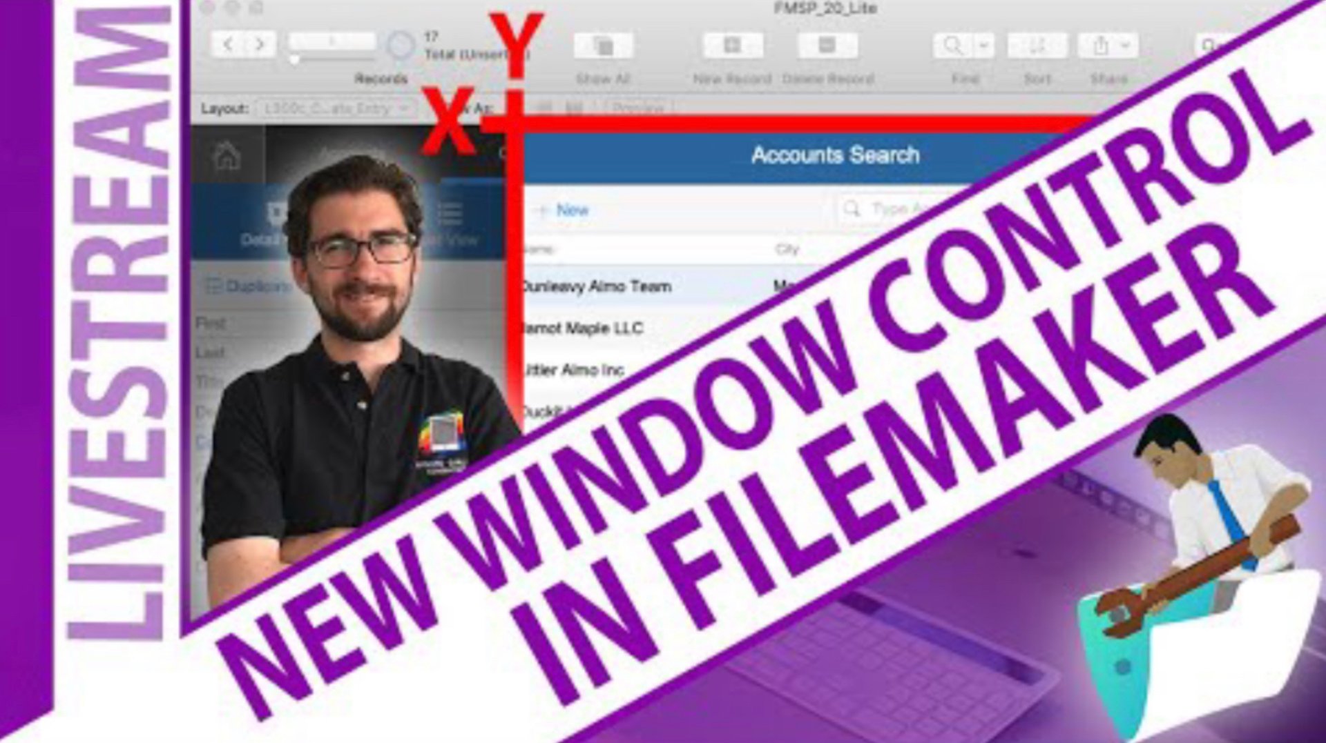 Управление новым окном в Claris FileMaker для начинающих смотреть онлайн
