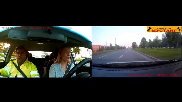 Экзамен в автошколе Мустанг. Кришталь Я смотреть онлайн