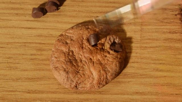 Polymer clay tutorial: cookie fridge magnet (realistic cookie) смотреть онлайн