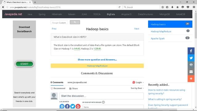 What is Data block size in HDFS?
| javapedia.net смотреть онлайн