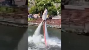 Самый романтичный танец над водой!Флайборд-летающая доска