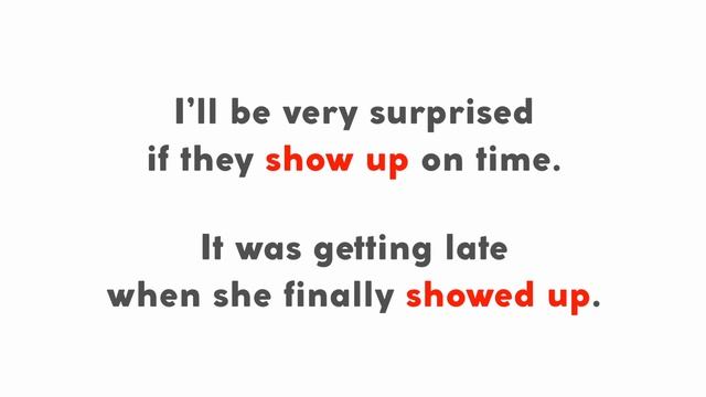 Фразовые глаголы: SHOW UP. Английский с Марусей смотреть онлайн