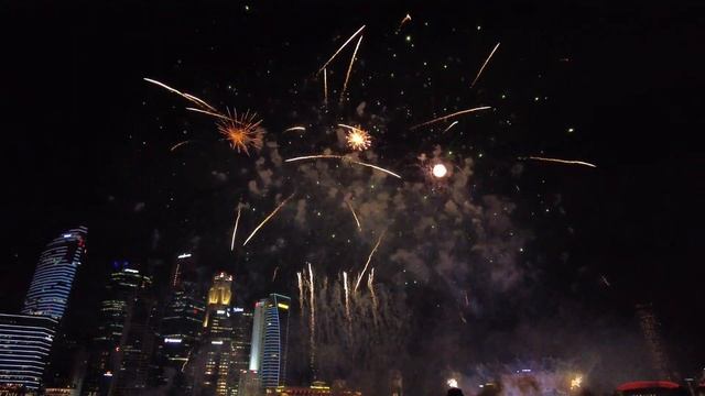 Stunning Fireworks Display | Singapore National Day 2024 Preview. смотреть онлайн