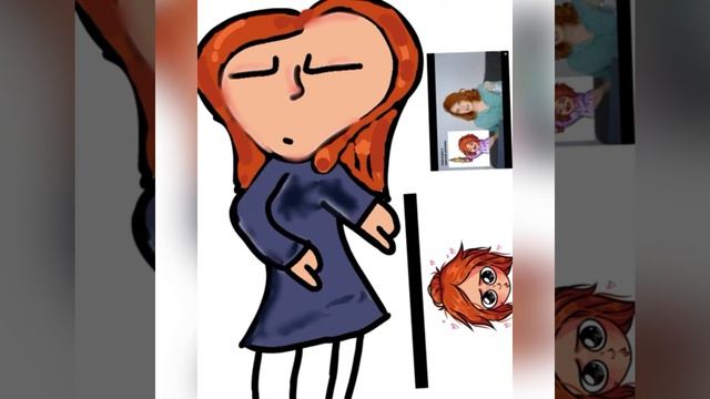 Рисую кристину каспи в своём стиле 2 😍 смотреть онлайн